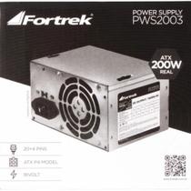 Kit 10x Fontes ATX 200W Fortrek S/Cabo 20 + 4P PWS-2003 0000062849