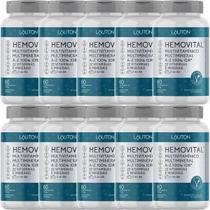 Kit 10X Hemovital Multivitamínico - 60 Cápsulas - Lauton Nutrition Kit 10X Hemovital Multivitamínico - 60 Cápsulas - Lauton Nutrition