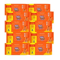 Kit 10x Lencos Umedecidos Piquitucho Hidrate 140un