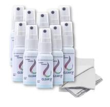 Kit 10x Limpa Lentes de óculos - câmera fotográfica - Tela de Celular - Clean up com + 10 Flanelas