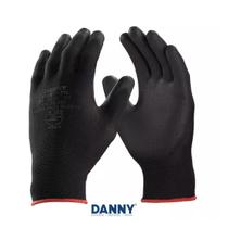 Kit 10x Luva Multitato PU Nylon Flextactil Danny CA 29014