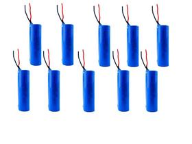 Kit 10X Mega Bateria 18650 2200Mah 3,7V Com Fio Kit 10X Mega Bateria 18650 2200Mah 3,7V Com Fio