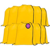 Kit 10x Mochila tipo Saco Gym Sack em Nylon Dinky TopGet