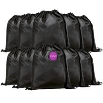 Kit 10x Mochila tipo Saco Gym Sack em Nylon Dinky TopGet