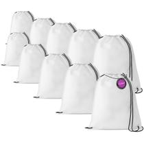 Kit 10x Mochilas tipo Saco Gym Sack em TNT Premium 33x40cm Marino TopGet Kit 10x Mochilas tipo Saco Gym Sack em TNT Premium 33x40cm Marino TopGet