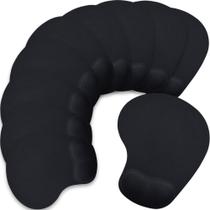 Kit 10x Mouse Pad Ergonômico com Apoio de Punho Topget Preto