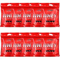 Kit 10X Nutri Whey Protein - 907g Refil Chocolate - IntegralMédica