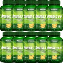 Kit 10X Ômega 3, 6 e 9 Linhaça, Prímula E Borragem + Vitamina E - 60 Cápsulas - Herbamed Kit 10X Ômega 3, 6 e 9 Linhaça, Prímula E Borragem + Vitamina E - 60 Cápsulas - Herbamed