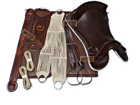 KIT 10x PEÇAS Sela Freio Ouro e MANTA GEL Montaria