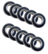 Kit 10x Rolamentos 6205 2RS Rígido Esferas 25x52x15 Kit 10x Rolamentos 6205 2RS Rígido Esferas 25x52x15