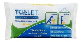 Kit 10x Saco Descartável Emergencia Urina Vomito Toalet Gel
