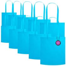 Kit 10x Sacola Ecobag em TNT Premium Termo Selado 38x41cm Aid TopGet