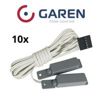 Kit 10x Sensor Fim De Curso Basculante 5 Vias 1,60m para Motor Portão Automático Garen