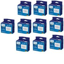 kit 10x Spot Led Embutir 6,2w 3000k Philips Quadrada(eq50w) Quente