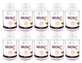 Kit 10X Super Vit C Imune 5+ Arginina Vitamina C D Zinco