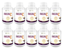 Kit 10X Super Vit C Imune 5+ Arginina Vitamina C D Zinco