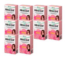 Kit 10x Suplemento Minerovit Mulher 60 Cápsulas - Cifarma