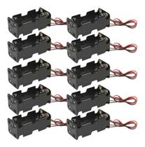 Kit 10x suporte para 4 pilhas aa - preto (079-8024) Kit 10x suporte para 4 pilhas aa - preto (079-8024)