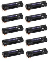 Kit 10x Toner Compatível CE285A 85A 1.8K para P1102 P1102w M1132 M1210 M1212 M1130