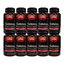 Kit 10x Vitamina Cafeína 200mg 60 Cápsulas - CHAMEL
