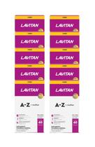 Kit 10x Vitamina Lavitan A-Z Mulher 60 Comprimidos - CIMED Kit 10x Vitamina Lavitan A-Z Mulher 60 Comprimidos - CIMED