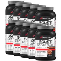 Kit 10X Whey Isolate Definition - 900g Chocolate - BodyAction