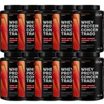 Kit 10X Whey Protein Concentrado - 900g Cookies - Dux Nutrition