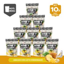 Kit 10X Whey Protein Gourmet 907g Refil - FN Forbis Nutrition