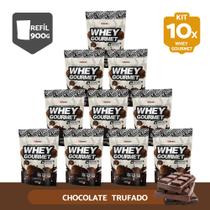 Kit 10X Whey Protein Gourmet 907g Refil - FN Forbis Nutrition