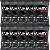 Kit 10X Whey Turbo - 907g Refil Baunilha - Black Skull