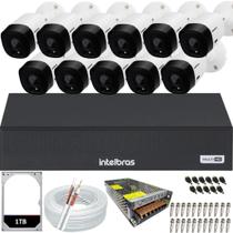 Kit 11 Câmeras Intelbras Multi Hd 1120b Dvr 16 Canais Hd 1TB Kit 11 Câmeras Intelbras Multi Hd 1120b Dvr 16 Canais Hd 1TB