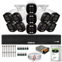 Kit 11 Câmeras Segurança Imagem Colorida a Noite 1080p Full Hd 2.8mm Dvr Intelbras 1tb Kit 11 Câmeras Segurança Imagem Colorida a Noite 1080p Full Hd 2.8mm Dvr Intelbras 1tb