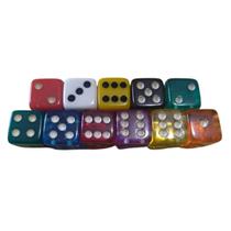 Kit 11 Dados Coloridos 16mm (1,6cm) - EJ Games