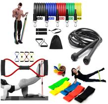 Kit 11 Extensores Elástico 5 Mini Band Elastico de Tensão Corda