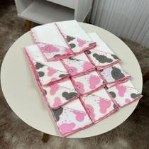 Kit 11 Fraldinha de Boca Bebê Babete Dupla Camada linha SUPREME - Mãe e Filho Enxovais Kit 11 Fraldinha de Boca Bebê Babete Dupla Camada linha SUPREME - Mãe e Filho Enxovais