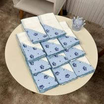 Kit 11 Fraldinha de Boca Bebê Babete Dupla Camada linha SUPREME - Mãe e Filho Enxovais Kit 11 Fraldinha de Boca Bebê Babete Dupla Camada linha SUPREME - Mãe e Filho Enxovais