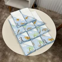 Kit 11 Fraldinha de Boca Bebê Babete Dupla Camada linha SUPREME - Mãe e Filho Enxovais Kit 11 Fraldinha de Boca Bebê Babete Dupla Camada linha SUPREME - Mãe e Filho Enxovais