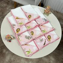 Kit 11 Fraldinha de Boca Bebê Babete Dupla Camada linha SUPREME - Mãe e Filho Enxovais Kit 11 Fraldinha de Boca Bebê Babete Dupla Camada linha SUPREME - Mãe e Filho Enxovais