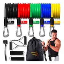 Kit 11 Itens Elástico Extensor Treino Em Casa Exercícios Fit Kit 11 Itens Elástico Extensor Treino Em Casa Exercícios Fit