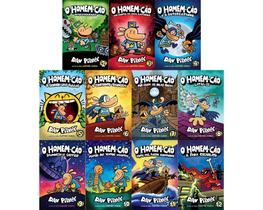 Kit 11 Livros - O Homem-Cão Volumes 2 ao 12 - Dav Pilkey
