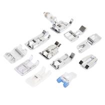 Kit 11 Pés Calcadores Sapata Para Máquina De Costura Doméstica