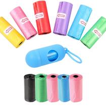 Kit 11 Rolos De Sacos De Lixo Coco Pet + Dispenser Ossinho