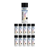 Kit 11 Tinta Spray Alta Temp Preto Brilhante 350ml Tekbond