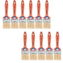 Kit 11 Unidades Pincel Atlas 396 2 Pol Acrilico Esmalte