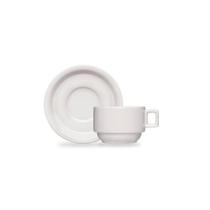 Kit 11 Xicaras De Cha Com 2 Pires Porcelana Barhotel Germer