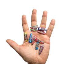 Kit 110 Presilhas Tic Tac Prendedor De Cabelo 3cm Pequenas