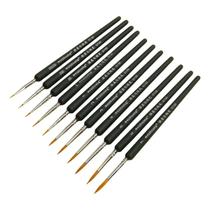 Kit 11Pincéis Profissional Ponta Fina Aquarela,Acrílico,Óleo Kit 11Pincéis Profissional Ponta Fina Aquarela,Acrílico,Óleo