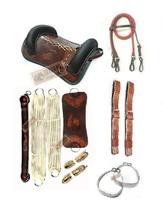 KIT 11x peças Basto Sela Arreio CAVALO Crioulo Laço Comprido