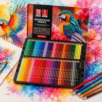 Kit 12 24 36 72 Lápis Aquarela Profissional Com Estojo Completo Para Desenho Ilustração e Pintura Artística - Kit 12 24 36 72 Lápis Aquarela Profissional Com Estojo Completo Para Desenho Ilustração e Pintura Artística -