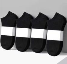 Kit 12 / 3 pares Meia Soquete Unissex Respirável Cano Curto Branca ou Preta Confortável